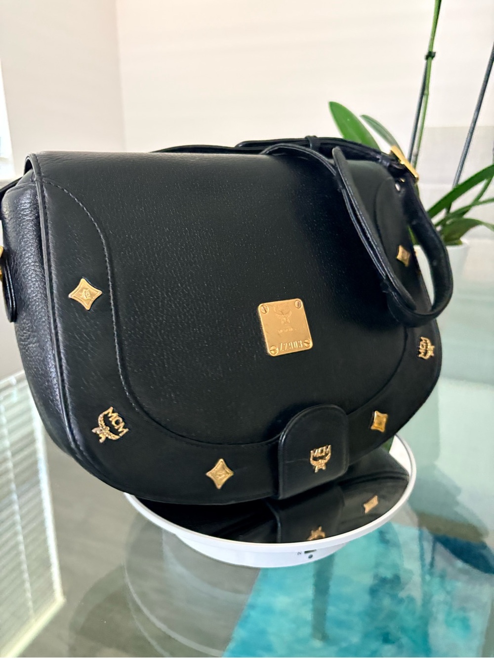 MCM Leather Crossbody